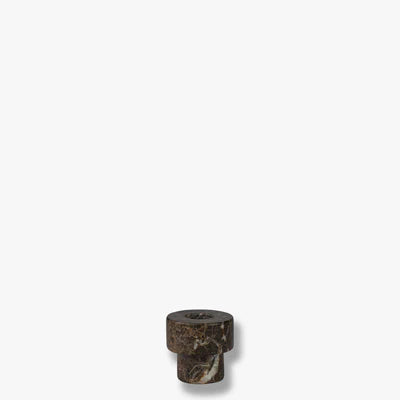 Mette Ditmer Marble Candleholder, Brown