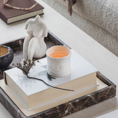 Mette Ditmer Marble Deco Tray, Brown