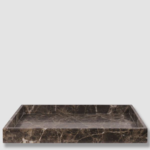 Mette Ditmer Marble Deco Tray, Brown