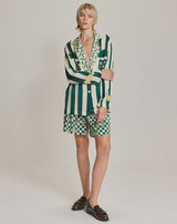 Audrey Collar Jacket, Sporty Jade