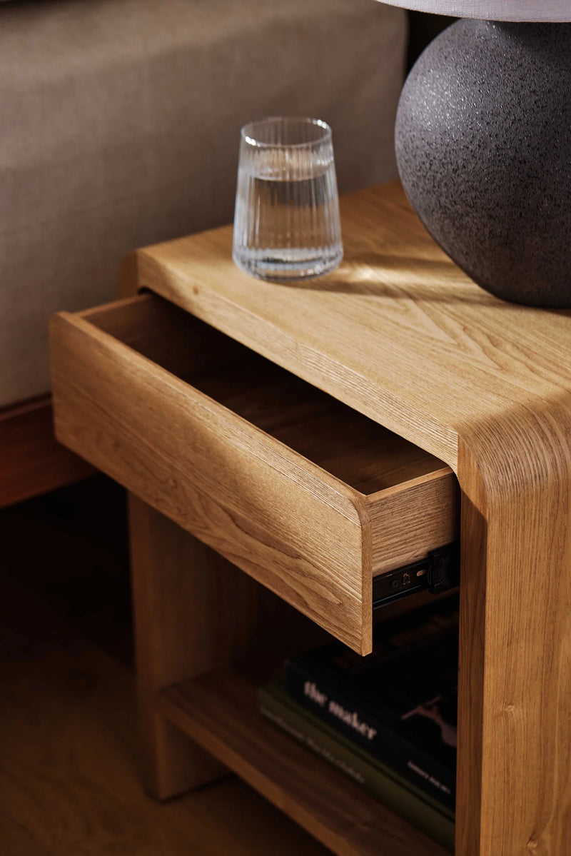 Nolan Oak Bedside Table