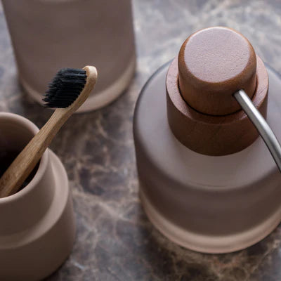 Mette Ditmer Modest Dispenser Low, Walnut