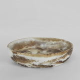 Halo Swirl Resin Serving Bowl, Latte