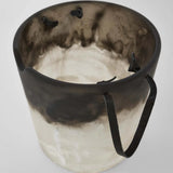 Halo Resin Ice Bucket, Black & White