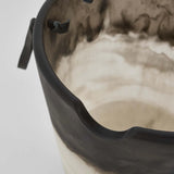 Halo Resin Ice Bucket, Black & White