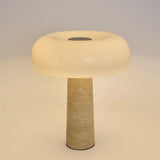 Morel Table Lamp, Travertine