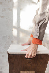 Mette Ditmer Roots Folding Stool, Dark Oiled