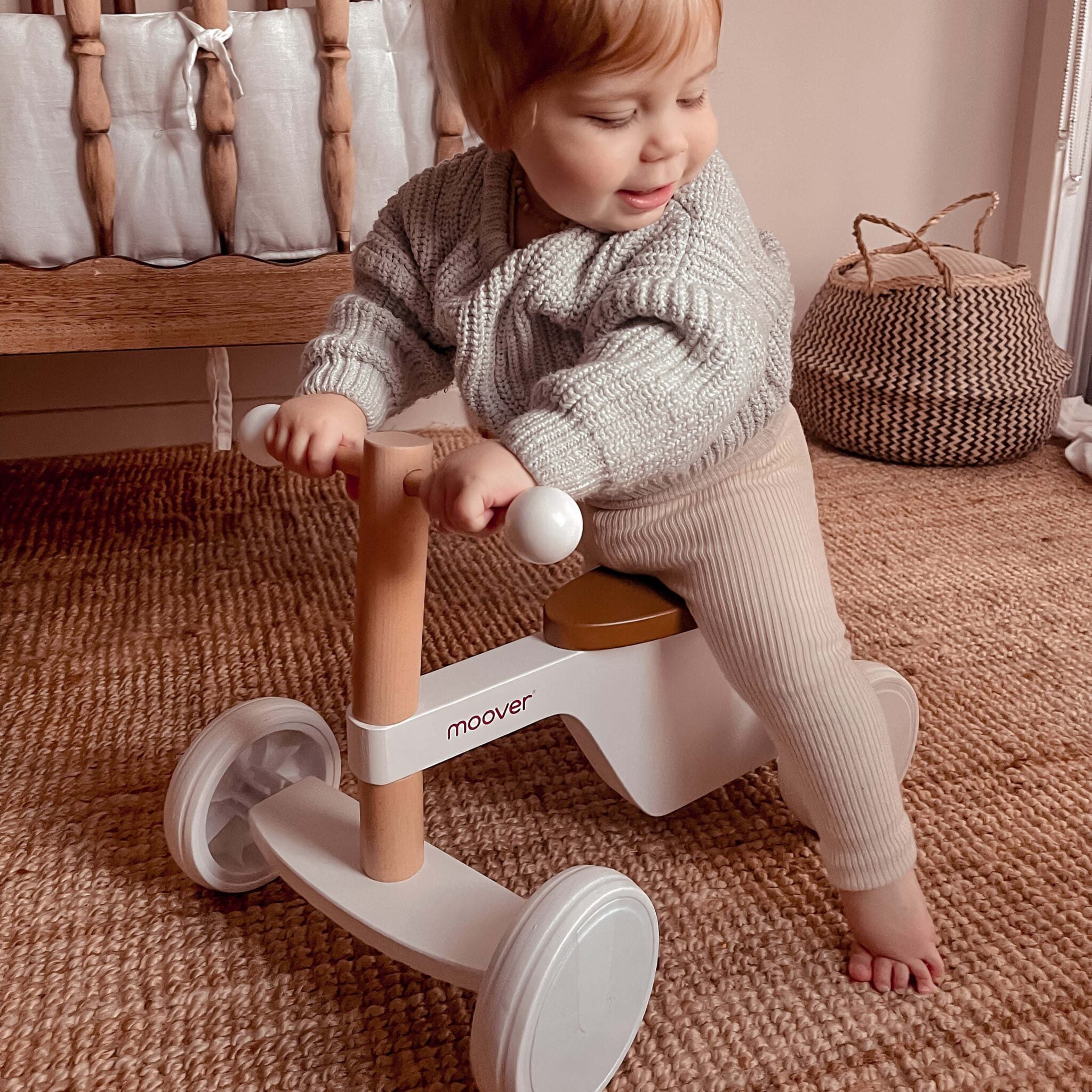 Moover Bike 4 Wheels White
