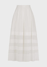 Morrison Belle Linen Skirt, Ivory