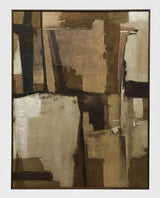 Muted Geometry Canvas Wall Art, 90 x 120cm