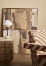 Muted Geometry Canvas Wall Art, 90 x 120cm