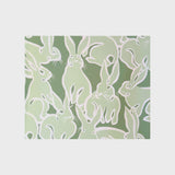 Bunnies at Brunch Pistachio Table Cloth