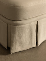 Rachel Donath Nora Ottoman Creme
