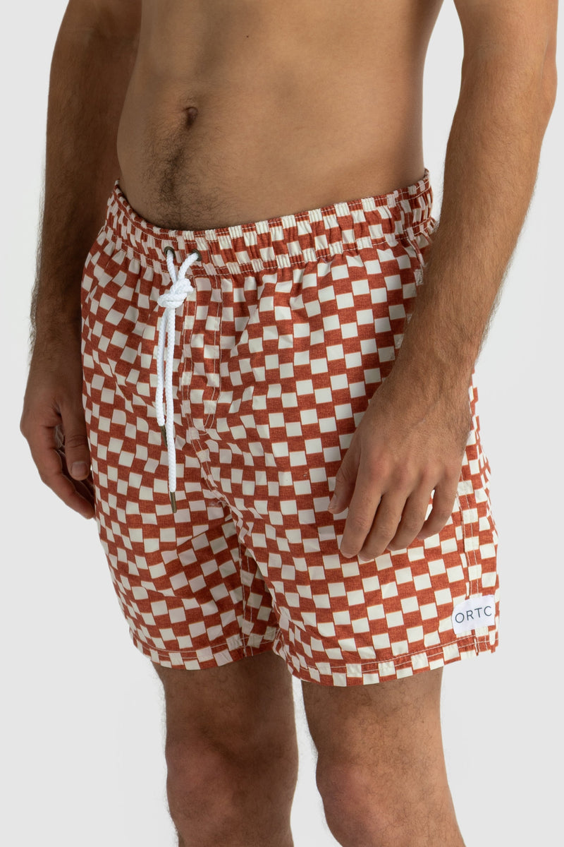 ORTC Artemis Swim Shorts, Rust