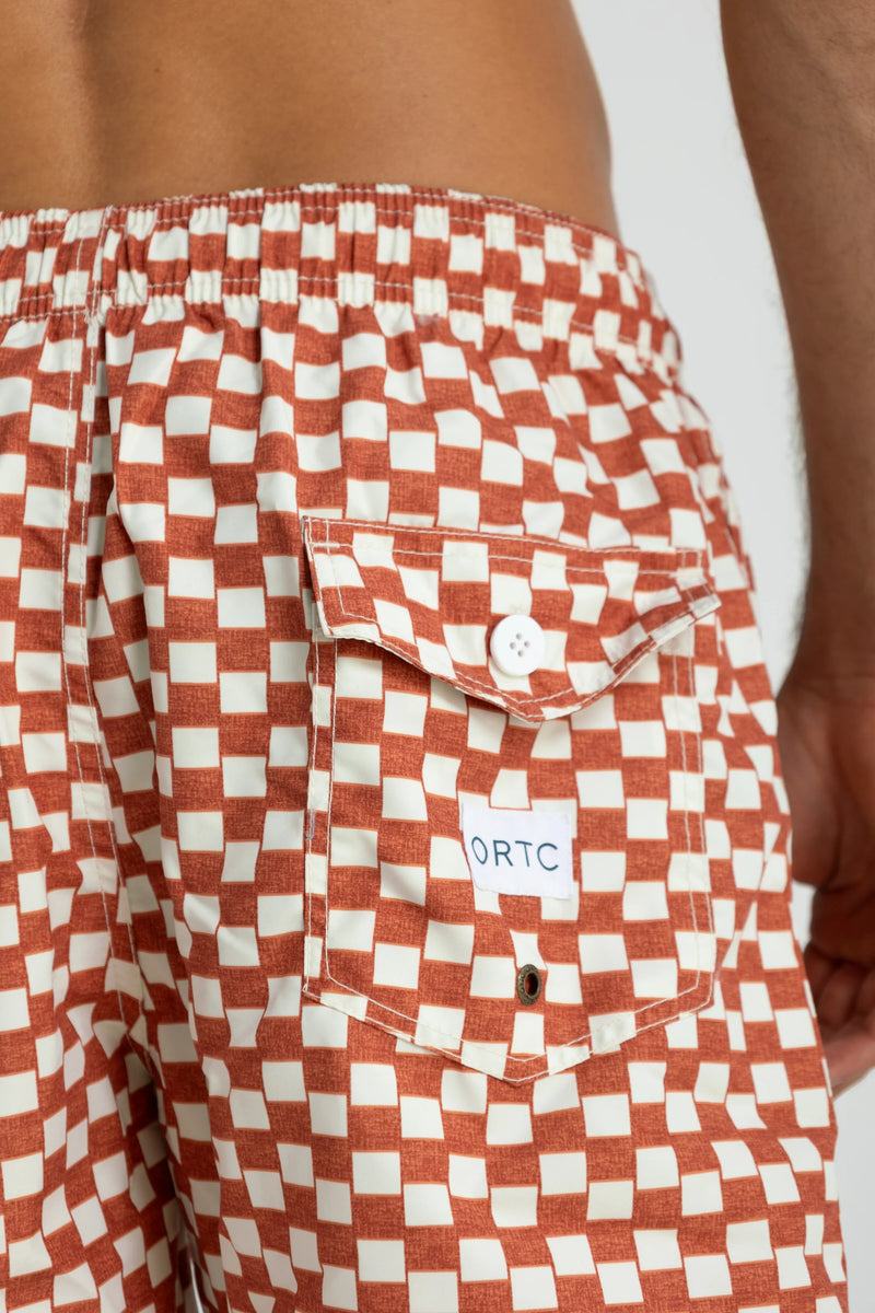 ORTC Artemis Swim Shorts, Rust