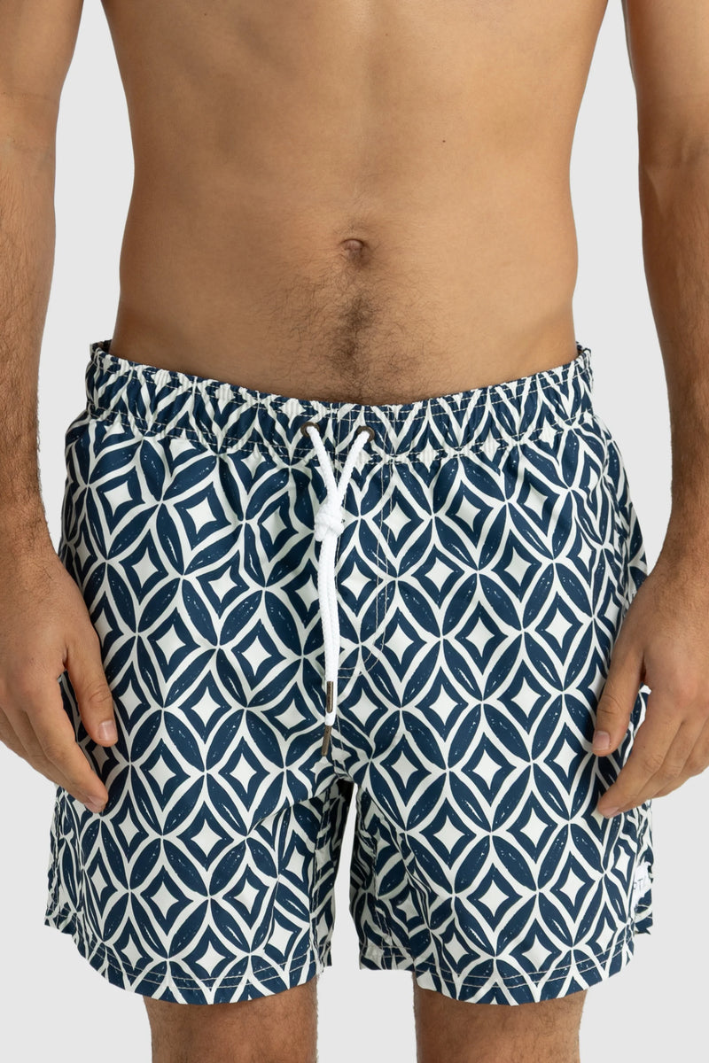 ORTC Cable Swim Shorts, Navy