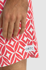 ORTC Cable Swim Shorts, Red