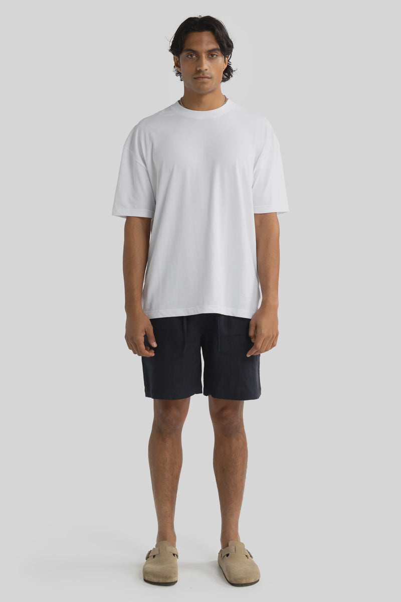 ORTC Linen Shorts, Navy