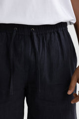ORTC Linen Shorts, Navy