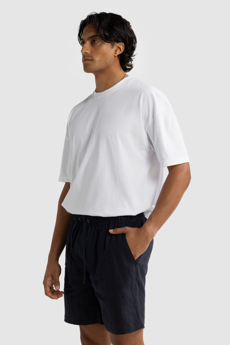 ORTC Linen Shorts, Navy