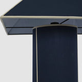 Gable Table Lamp, Dark Navy