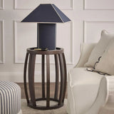 Gable Table Lamp, Dark Navy