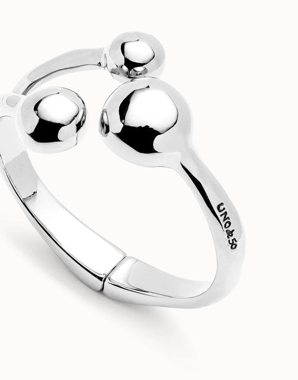 Uno de 50 Ser Intrepida Rigid Bracelet, Silver
