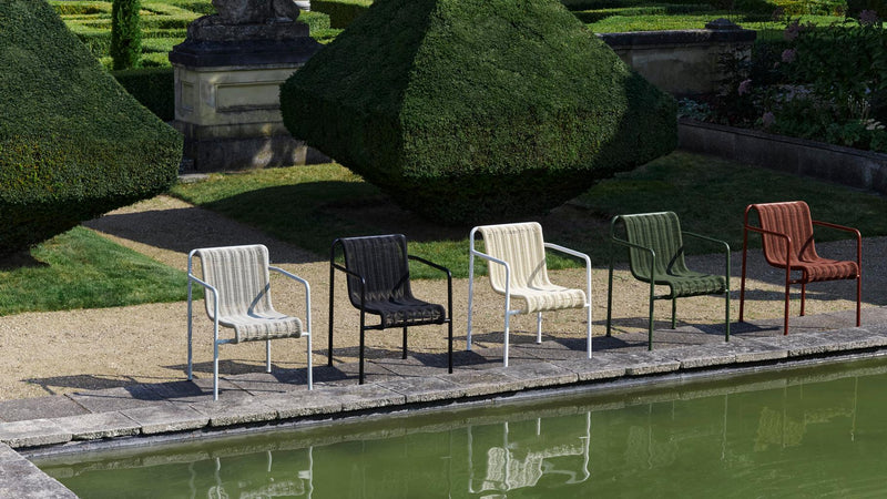 Palissade Cord Dining Armchair, Cream White