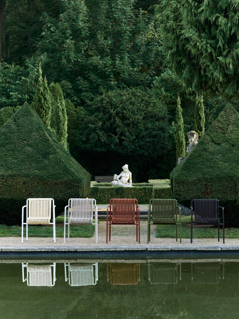 Palissade Cord Dining Armchair, Cream White
