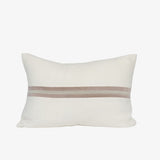 Ribbon Cushion, White/Lilac/Putty