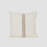 Ribbon Cushion, White/Lilac/Putty
