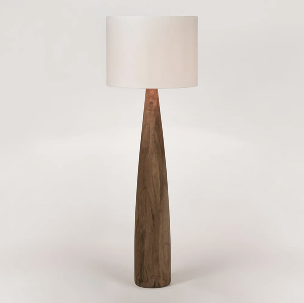Samson Floor Lamp, Dark Wood