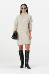 Elka Collective Asta knit dress, White marlee