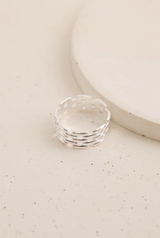 Thurston & Lovey Olivia Ring, Silver