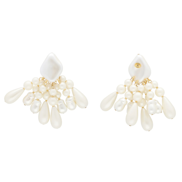 Vanessa Baroni Chandelier Pearl Earring