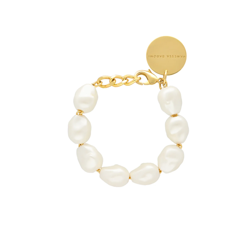 Vanessa Baroni Organic Pearl Bracelet, Pearl