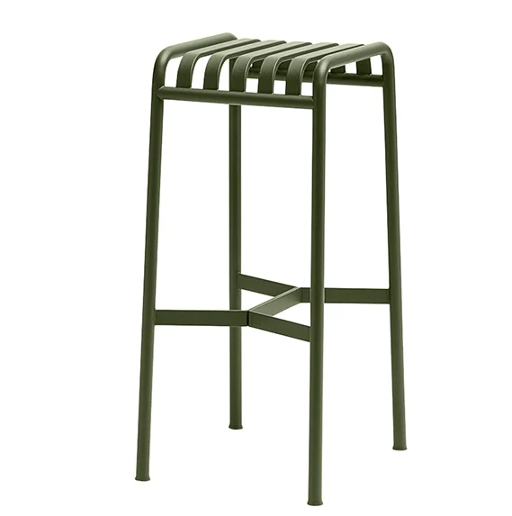 Hay Palissade Bar Stool, Olive