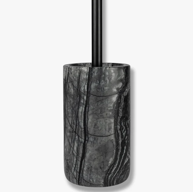 Mette Ditmer, Marble Toilet Brush, Black/ Grey