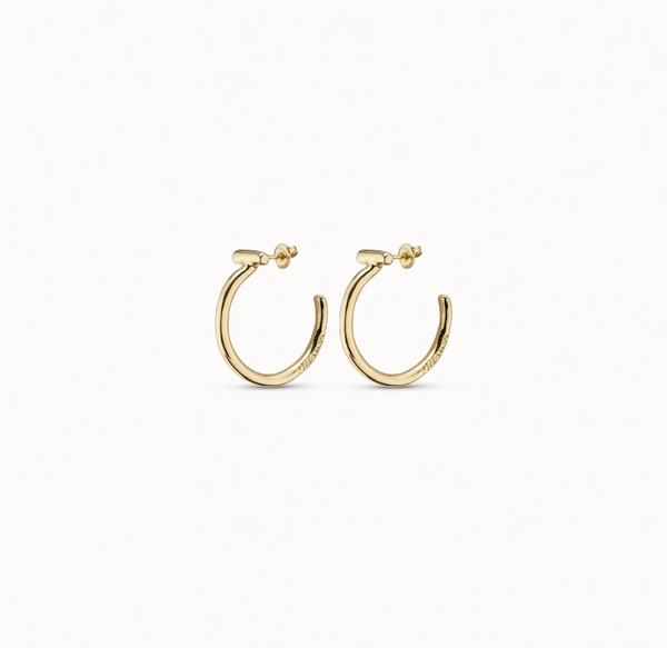 Uno de 50 Electrifying Earrings, Gold