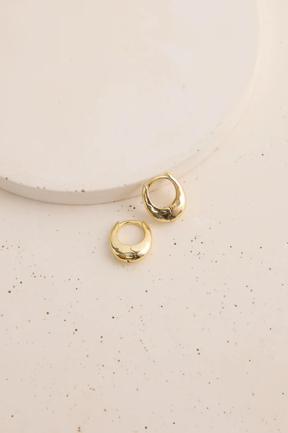 Thurston & lovey Imma Earrings, Gold