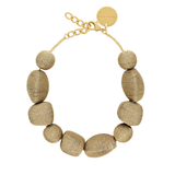 Vanessa Baroni Raffia Organic Shaped Necklace