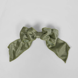 Velvet Clip on Bow