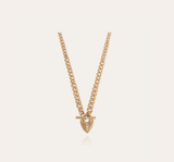 Gas Bijoux Locked Necklace, Gold