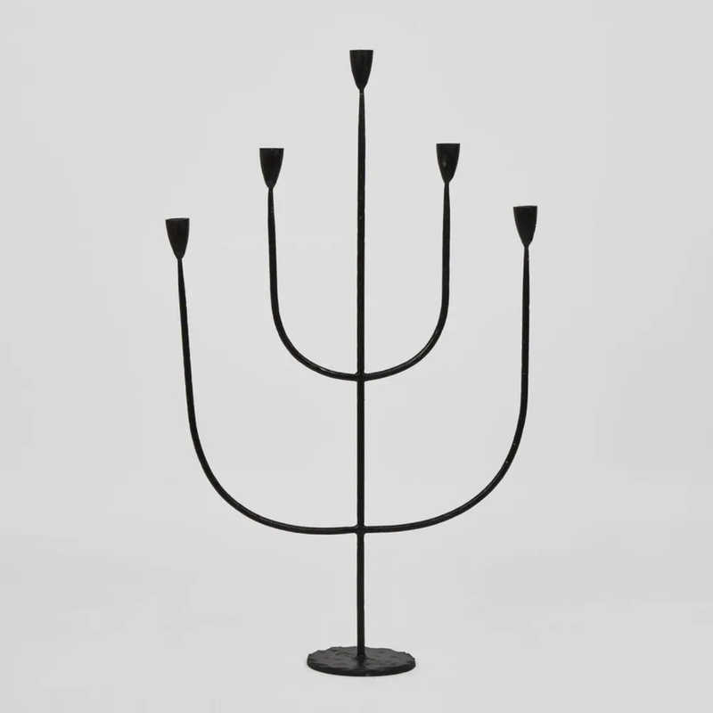 Joshua Candle Stand, Black