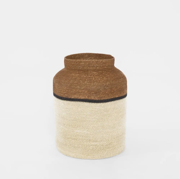 Sien Woven Basket, Rust