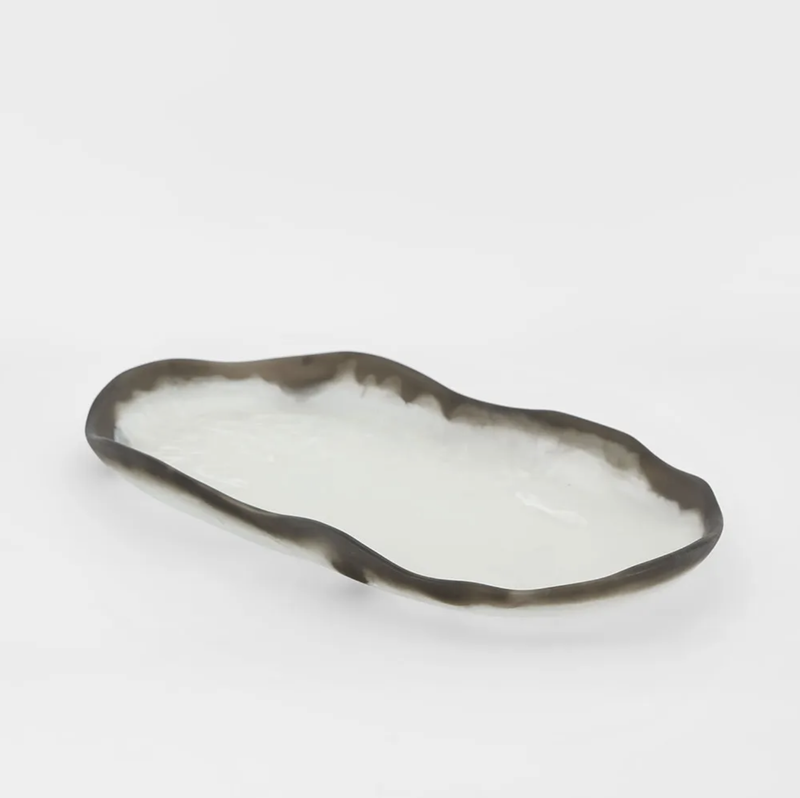 Halo Resin Swirl Platter