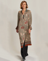 Athena Collar Button Up Dress, Rodeo