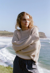 Arcaa Solene Sweater, Cream & Sand