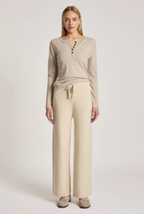 Eb&Ive Samira Knit Pant, Bisque