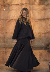 Mamapapa Thyme Corduroy Skirt, Chocolate